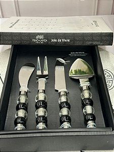 Jogo talheres para queijo joie vivre inox