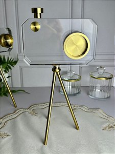 Máquina fotográfica escultura