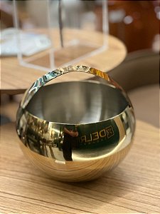 Balde de gelo 2 L aço inox dourado