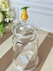 Pote borossilicato com tampa pêra 550 ml