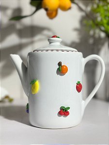 Bule artesanal mini frutinhas