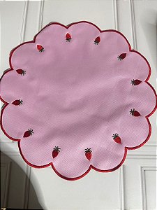 Americano rosa com morango/ listras com morango