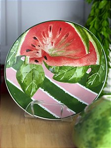 Prato sobremesa frutas melancia