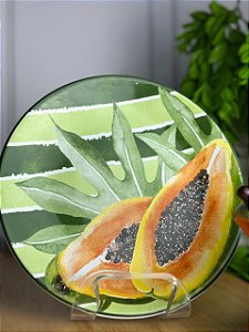 Prato sobremesa frutas mamão