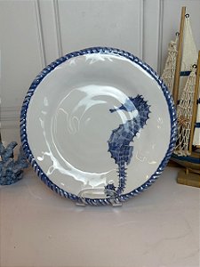 Prato Melamina Sobremesa Cavalo Marinho