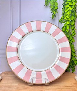 Prato raso stripe rosa