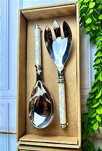 Talheres de salada aço inox - 2 peças