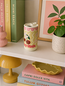 Vaso cerâmica cherry
