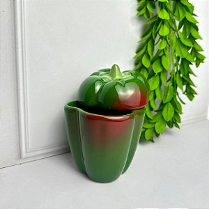 Pote pimentão c/ tampa verde