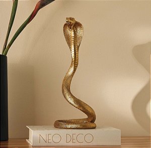 Escultura Serpente em Polirresina