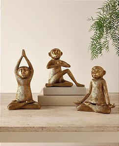Escultura Macaco em Polirresina - B