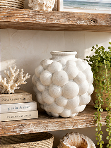 Vaso em Ceramica Branco