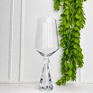 Taça vidro diamond transparente 595 ml