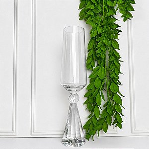 Taça vidro diamond champanhe transparente 305 ml