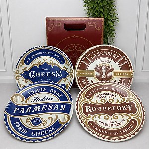 Kit 4 peças cheese collection