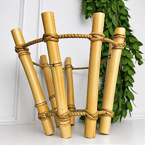Porta coco bambu