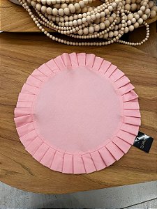 Americano babado rosa bebê