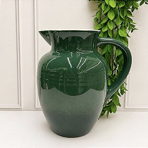 Jarra cerâmica verde 1L