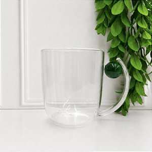 Caneca borossilicato esfera verde 460 ml