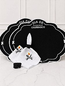 Kit mesa posta Churrasco (compre por número de lugares)