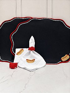 Kit mesa posta Hot Dog (compre por número de lugares)