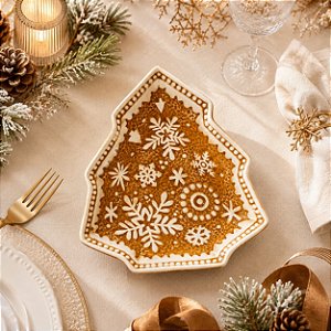 BOWL BASE GINGERBREAD BEGE