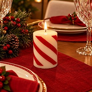 VELA NATAL VERMELHO E BR