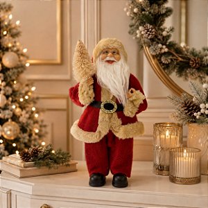 PAPAI NOEL NATAL EM PÉ VERMELHO