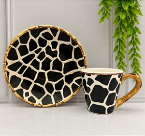 XÍCARA CAFÉ ANIMAIS GIRAFA
