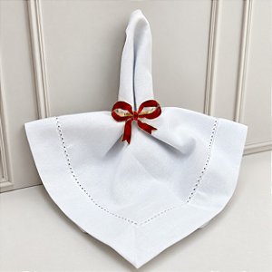 PORTA GUARDANAPO LAÇO ZINCO VERMELHO