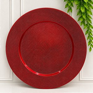 SOUSPLAT CLÁSSICO VERMELHO (33cm)