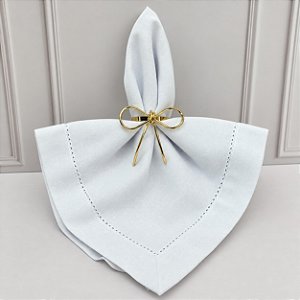 PORTA GUARDANAPO LAÇO DOURADO