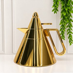 GARRAFA TERMICA INOX NARA DOURADA