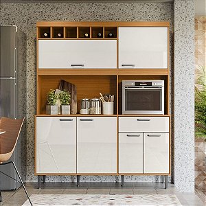 KIT COZINHA DAKOTA 1.6 JEQUITIBA/OFF WHITE