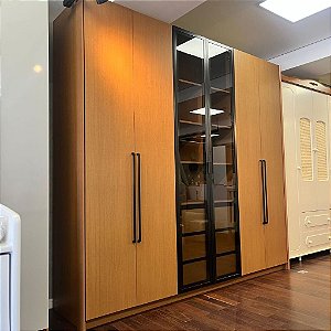 ROUPEIRO CASAL ROMA COM VIDRO FUMÊ