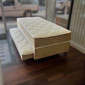 SUPER BOX CONFORT MOLA ENSACADA C/AUXILIAR ESPUMA SOLTEIRÃO AIAM