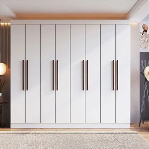 GUARDA ROUPA CALIFORNIA 60800 MDF BRANCO