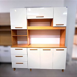 ARMARIO DE COZINHA CARIBE SUPER LUXO - CINAMOMO/OFF