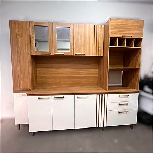 COZINHA MODULADA COMPLETA - FREIJO / OFF