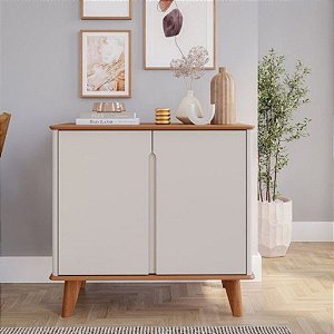 BUFFET SERENA 02PTS - CINAMOMO/OFFWHITE