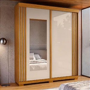 RP ATHENA 2 PTS COM ESPELHO - CINAMOMO/OFF WHITE/CINAMOMO