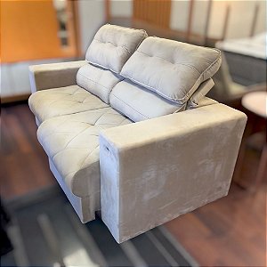 SOFA DELTA 2M VELUDO DELUXE BEGE