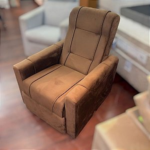 POLTRONA ESSENCE VELUDO MARROM