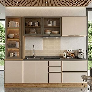 COMP COZ ETNA CRIST 5PC 9PT 4GV 1BASC TPO CARVALHO OAK/OFF WHITE