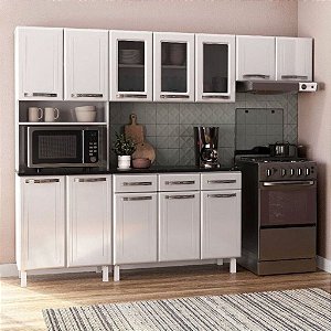 COZINHA MODULADA ESMERALDA - BRANCA