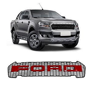Grade Frontal Para Ford Ranger 2016 A 2019 Fosco Sem Led