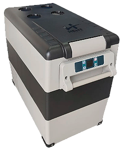 Geladeira 55 Litros Portátil 12v/24v 110v/220v Cinza