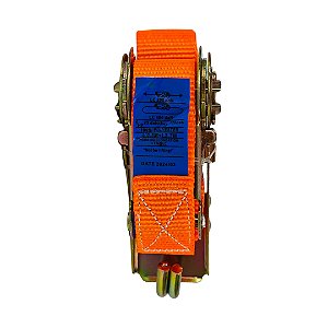 Cinta com Catraca e Gancho Tipo J 3m x 25mm – 200kg