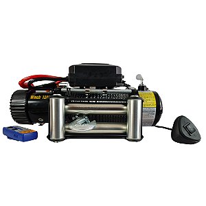 Guincho Elétrico 12.000 lb com Cabo de Aço e Controle Remoto – 12V