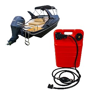 Galao Combustivel Maritimo 24l Vermelho